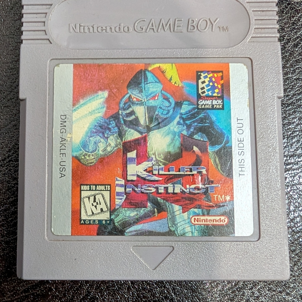 Nintendo Game Boy Killer Instinct Game Cartridge - Gray